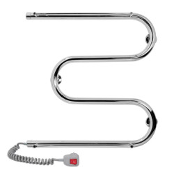 Рушникосушарка Laris Змійовик 25 РС3 500x500 з 2-а поличками Лівий (73207110)