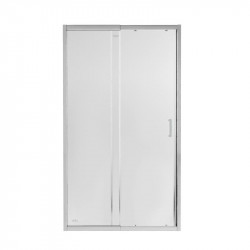Душевая дверь в нишу Qtap Taurus CRM2011-12.C6 110-120x185 см, стекло Clear 6 мм, покрытие CalcLess (TAUCRM201112C6)