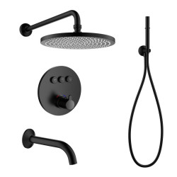 Душова система прихованого монтажу Imprese Smart Click ZMK101901227 чорний матовий
