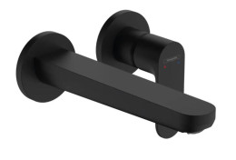 Змішувач для раковини прихованого монтажу Hansgrohe Rebris S 72528670 чорний матовий