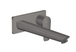 Змішувач для раковини прихованого монтажу Hansgrohe Talis E, 225 мм Brushed Black (71734340)