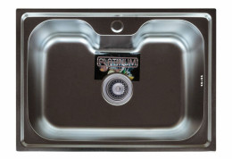 Кухонная мойка Platinum 6043 Сатин (0,8/180 мм)