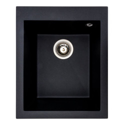 Кухонная мойка Valeso 4150 SOKIL матовая Черный металлик