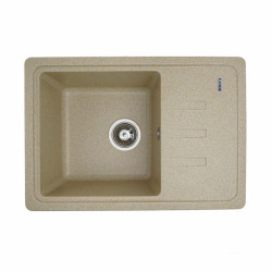 Кухонная мойка Platinum 6243 LIANA матовая Бежевый