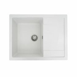 Кухонная мойка Platinum 6550 INTENSO матовая Белоснежная