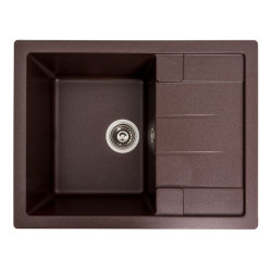 Кухонная мойка Platinum 6550 INTENSO матовая Мокко