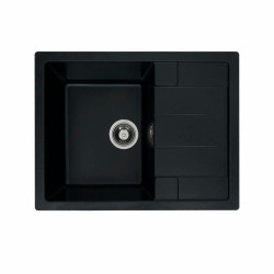 Кухонна мийка Platinum 6550 INTENSO матова Чорна