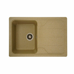 Кухонная мойка Platinum 7850 VERONA матовая Бежевый