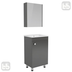 Комплект мебели для ванной RJ Atlant RJ02501GR серый