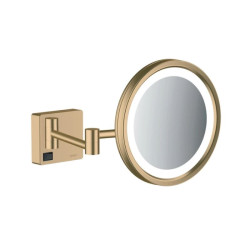 Косметическое зеркало Hansgrohe ADDSTORIS с подсветкой LED бронзовый матовый (41790140)