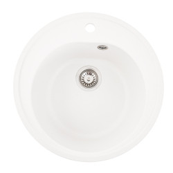 Кухонна мийка Valeso 510 LUNA матова Білосніжна