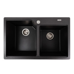 Кухонна мийка Platinum 7850 HARMONY матова Моріон