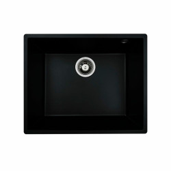 Кухонна мийка Platinum 5444 OASIS матова Чорна