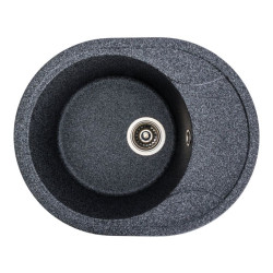 Кухонна мийка Platinum 5847 ONYX матова Графіт