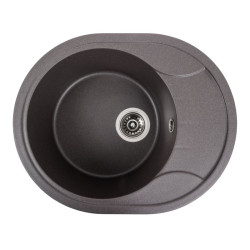 Кухонна мийка Platinum 5847 ONYX матовий Гренадін