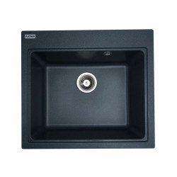 Кухонна мийка Platinum 5852 VESTA матова Антрацит