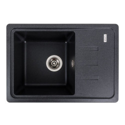 Кухонна мийка Platinum 6243 LIANA матовий Карбон