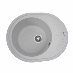 Кухонна мийка Platinum 6250 SOUL матова Білий в крапку