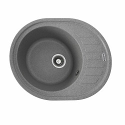 Кухонна мийка Platinum 6250 SOUL матова Сірий