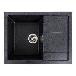 Кухонна мийка Platinum 6550 INTENSO матовий Карбон