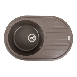 Кухонна мийка Valeso 7750 LIRA матова Темна скеля