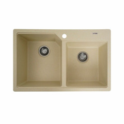 Кухонна мийка Platinum 7850 HARMONY матова Пісок