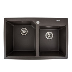 Кухонна мийка Platinum 7850 HARMONY матова Темна скеля