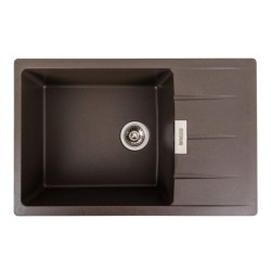 Кухонна мийка Platinum 7850 ROMA матова Темна скеля