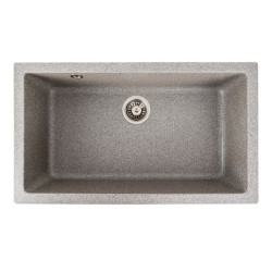 Кухонна мийка Platinum 7945 Paruana матова Сірий