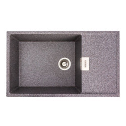 Кухонна мийка Platinum 8650 DIAMOND матова Мікс