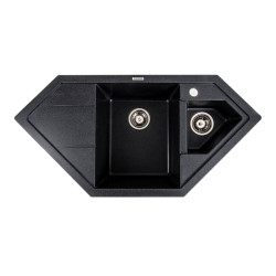 Кухонна мийка Platinum 9950 PANDORA матовий Карбон