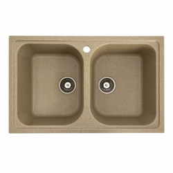Кухонна мийка Platinum 7950 Equatoria глянець Бежевий