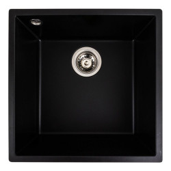 Кухонная мойка Valeso 4040 RUBA матовая черный
