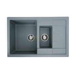 Кухонна мийка Platinum 7850W TOSKANA матова Сірий муссон