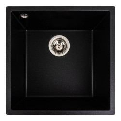 Кухонна мийка Valeso 4040 RUBA матова чорний металік