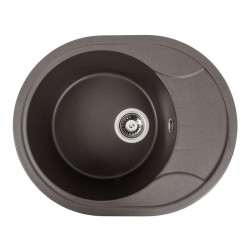 Кухонна мийка Platinum 5847 ONYX матова темна скеля
