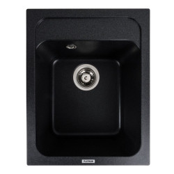 Кухонна мийка Platinum 4050 KORRADO матова Карбон