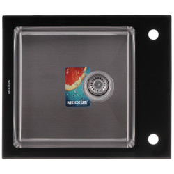 Кухонна мийка Mixxus MX(304)6051-200x1.2-HM-Glass (MX0573)