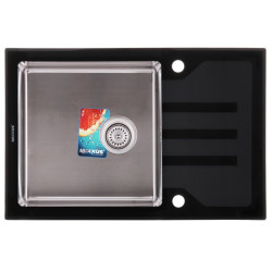 Кухонна мийка Mixxus MX(304)7851-200x1.2-HM-Glass (MX0574)