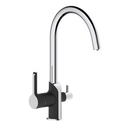 Кухонный смеситель с подключением к фильтру Mixxus Premium Edem 021 (Black) (MI5925)