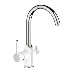 Кухонный смеситель с подключением к фильтру Mixxus Premium Edem 021 (White) (MI5924)