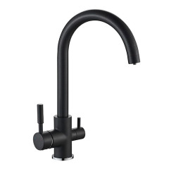 Кухонный смеситель с подключением к фильтру Mixxus Premium Mafin 021 (Black) (MI5931)