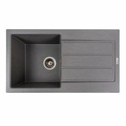 Кухонна мийка Valeso 7843 Solid матовий Сірий мусон