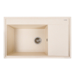 Кухонна мийка Platinum 7950 Azurit матовий Пісок