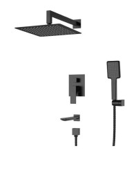 Душова система прихованого монтажу Koer KB-64010-05 (Колір чорний) (KR3493)