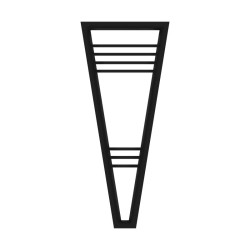 Рушникосушарка Genesis Aqua Catalina 140x60 чорний