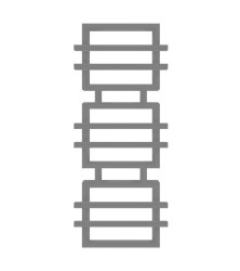 Рушникосушарка Genesis Aqua Fadey 140x63 сірий