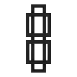 Рушникосушарка Genesis Aqua Graf 140x50 чорний