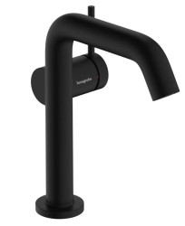Змішувач для раковини Hansgrohe Tecturis S 150 Fine CoolStart без донного клапана, матовий чорний (73341670)