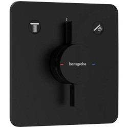 Змішувач прихованого монтажу для душу Hansgrohe DuoTurn Q 75414670 чорний матовий